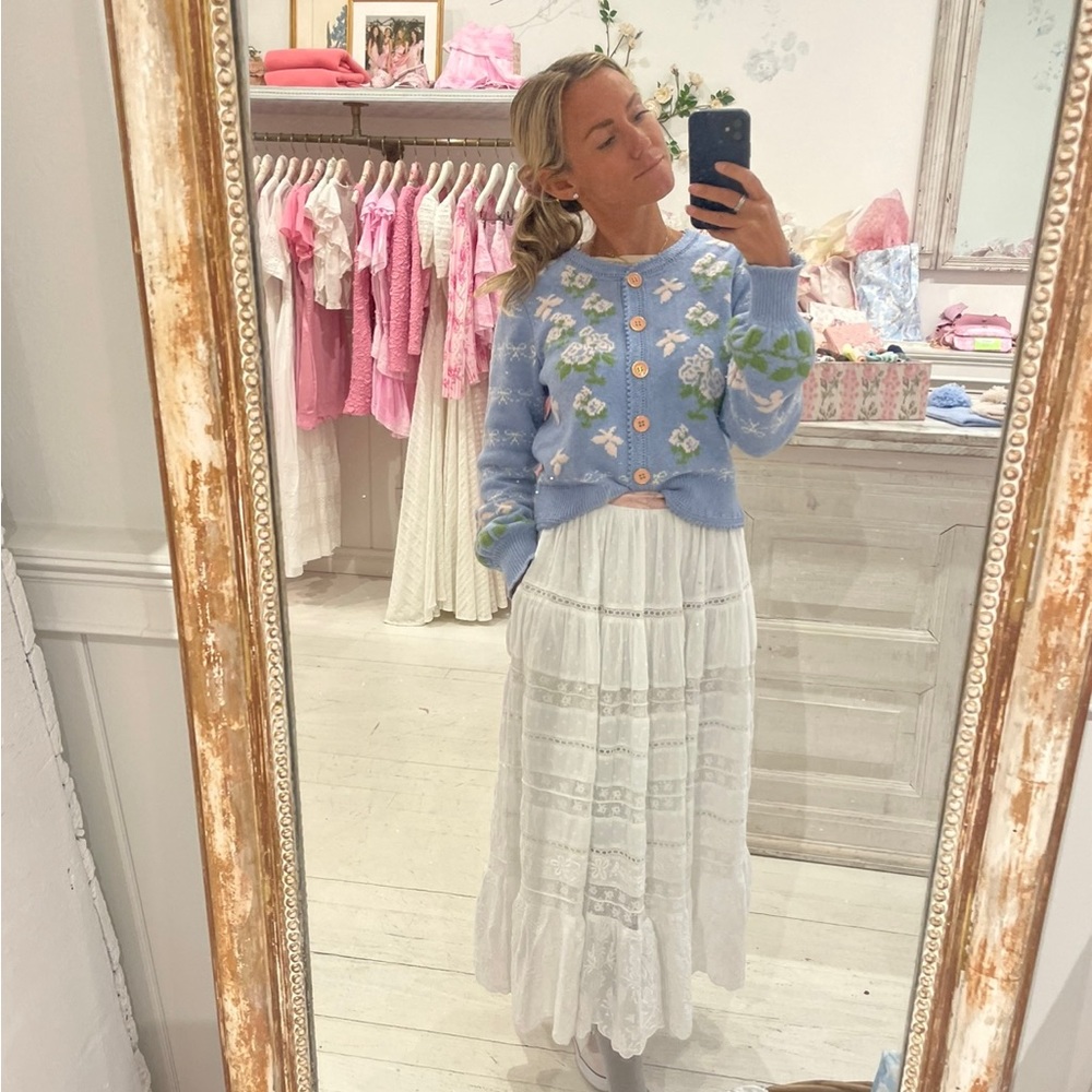 LoveShackFancy Charlo Cardigan Small